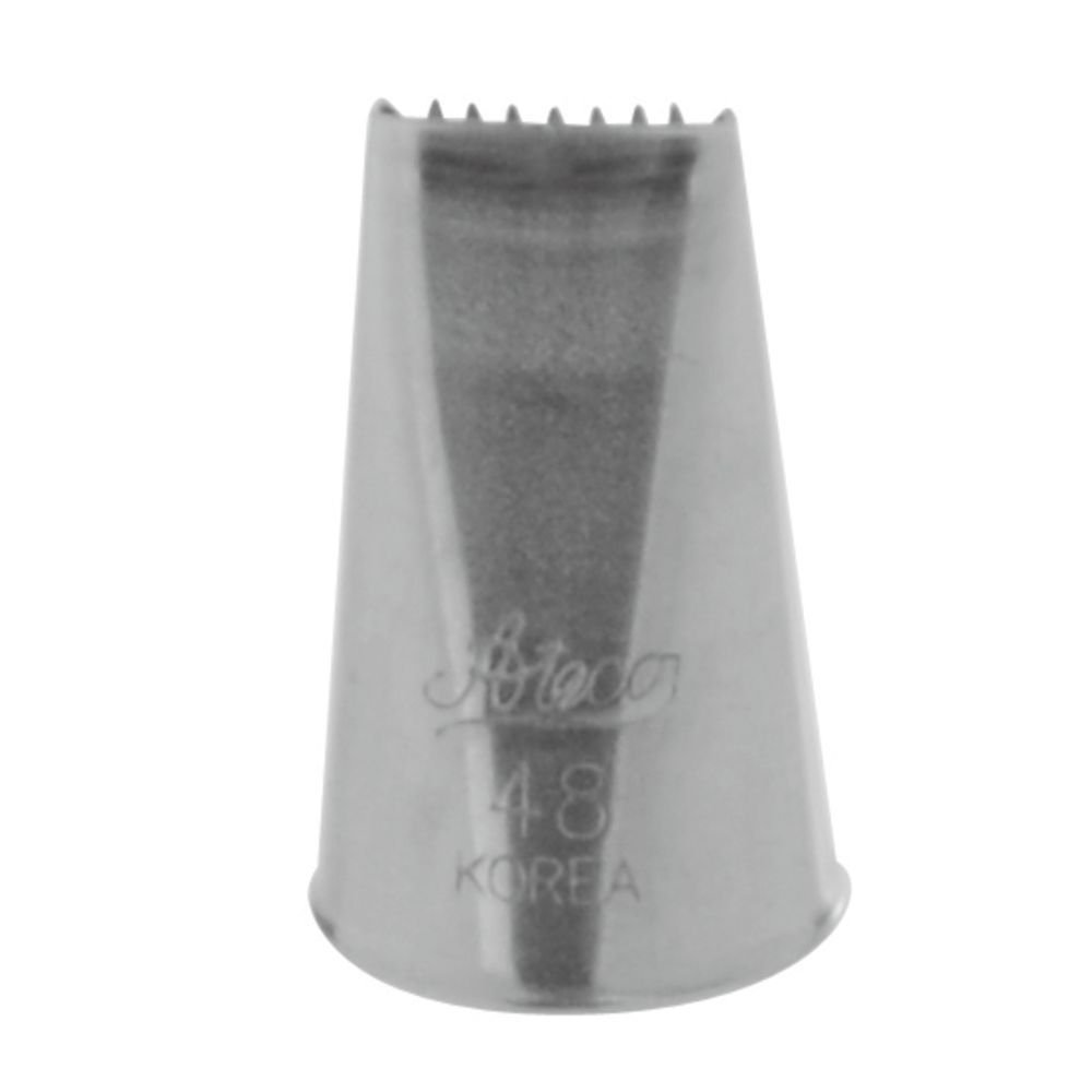 Ateco # 48' - Ribbon Pastry Tip - Stainless Steel