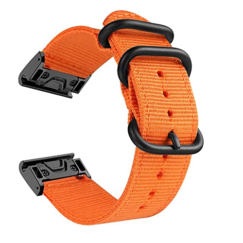 Bracelet nylon Garmin Fenix 5 6 pour remplacer le silicone