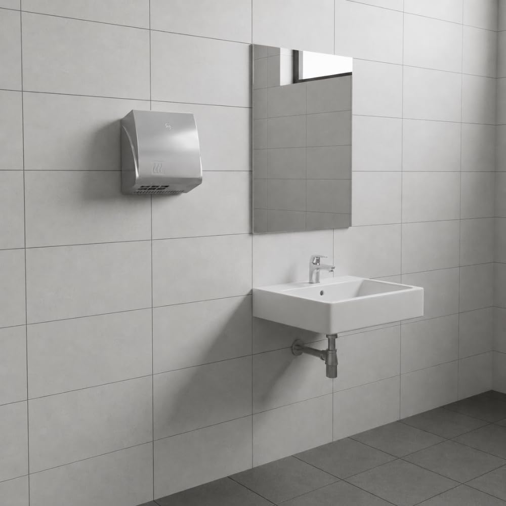 jvd master hand dryer - brushed chrome - jvd France 811414