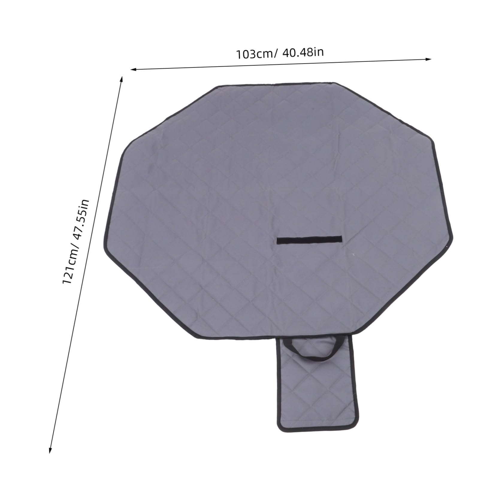 Alfombrilla Octogonal para Parque de Mascotas de Tela Oxford, Plegable y Lavable, Colchoneta Reutilizable para Perros y Gatos en Interiores y Camping