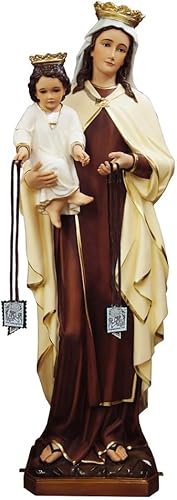 Miniatura 6 de Escapulario marrón, Escapularios Católicos de Nuestra Señora del Monte Carmelo, Escapularios Católicos Collares Religiosos Regalo para Bendición de