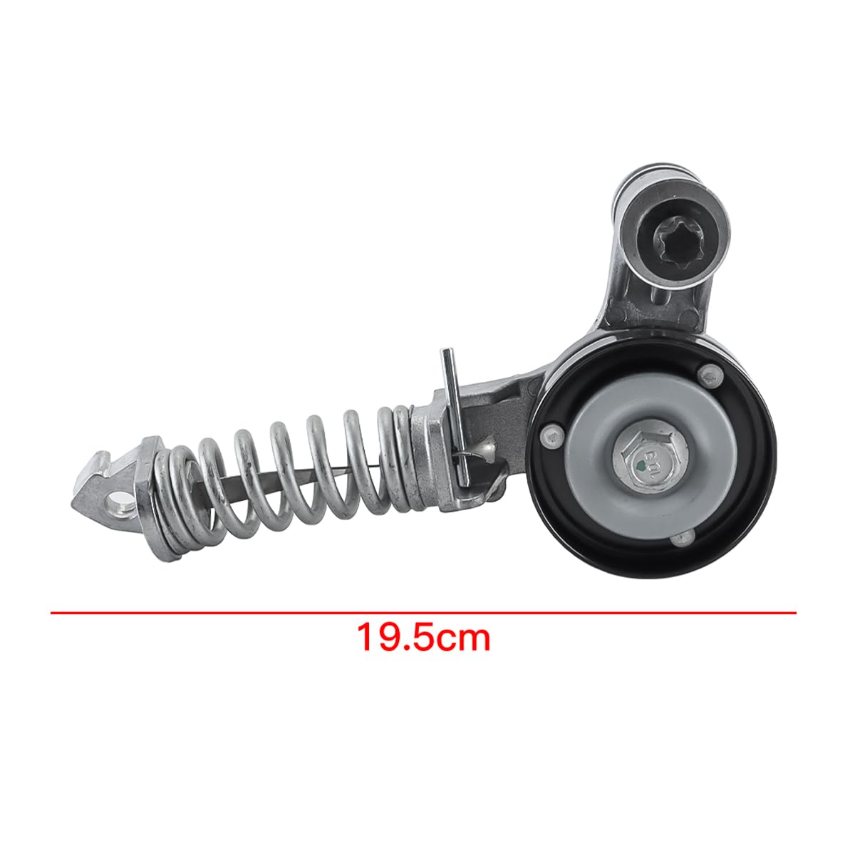 Polea tensora Tensor de correa acanalada en V compatible con Astra G H J Corsa B C D E Insignia Meriva Mokka X Zafira Adam Tigra Agila Cascada Combo Aveo Cruze Orlando Trax
