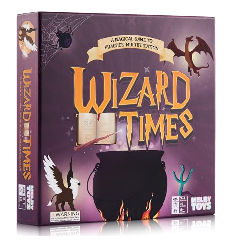 Melby Toys Wizard Times Multiplication Game - Math Games for