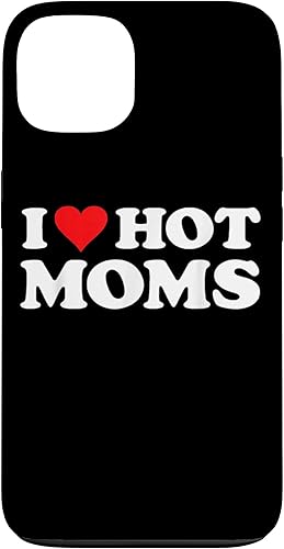 Funda para iPhone 13 I Love Hot Moms I Heart Hot Moms disponible en Yaxa Mexico