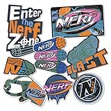Desert Cactus Nerf Sticker - 8 Sticker Vinyl Decal Laptop Water Bottle Car Scrapbook Decorations Birthday Favor Party Supplies (2-6)
