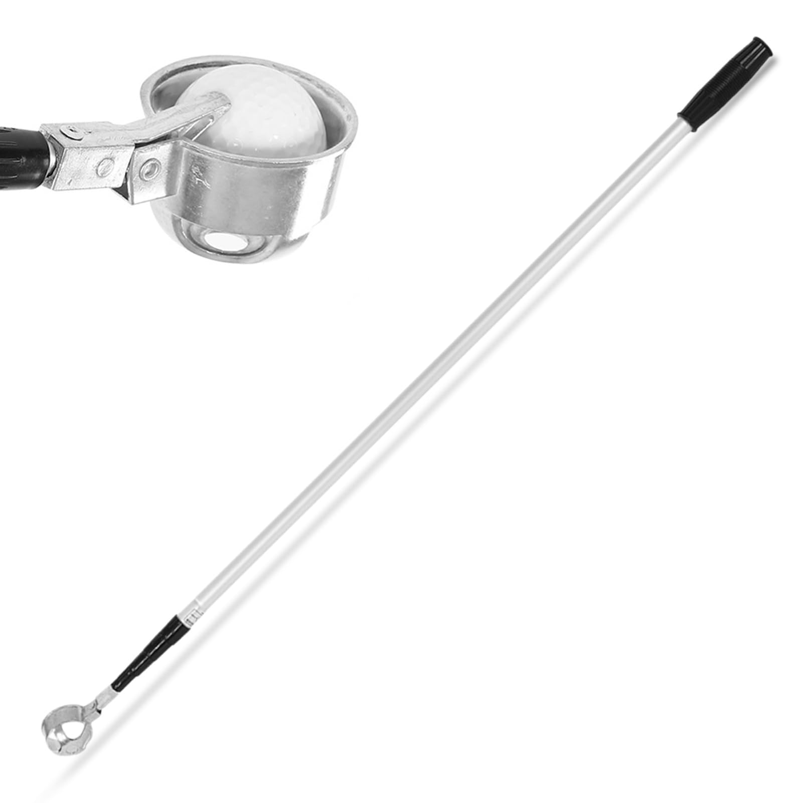 Agatige Retriever per Palline da Golf, Recuperatore per Palline da Golf in Lega di Alluminio Telescopico per Strumento Ventosa per Raccogliere Palline da Golf