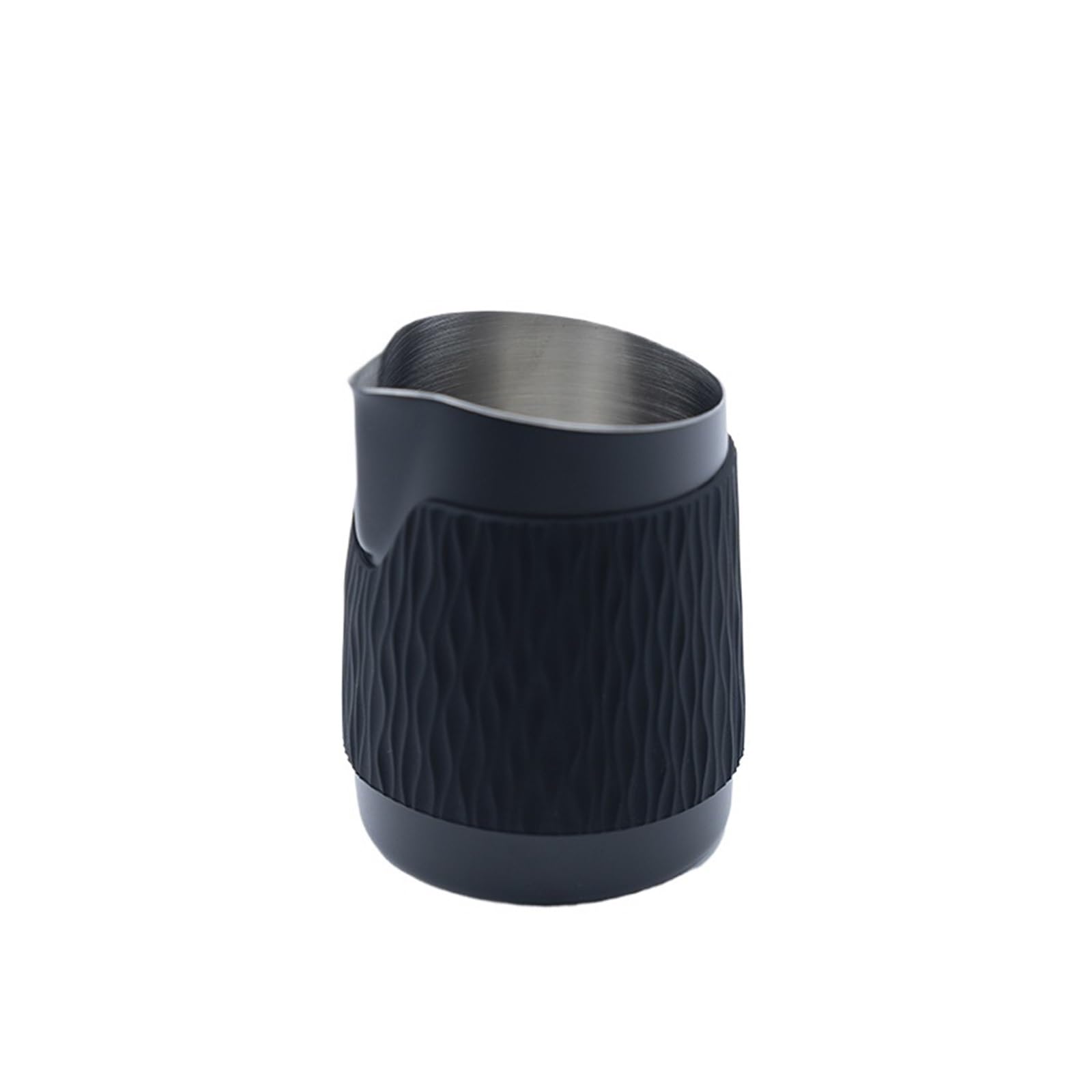 Compatible con jarra de espuma leche, acero inoxidable 450ml, accesorios café boquilla for Latte Art(R-Light Green Grey)