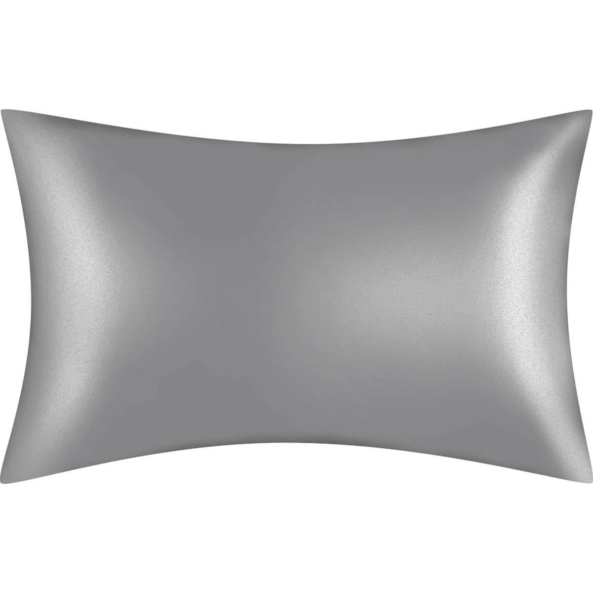 INOKAI Federe Cuscino,Federa Seta Federa in Raso for Capelli e Pelle Federe morbide e setose Simili alle federe in Seta Dimensioni Standard 76,2 x 50,8 cm(Grey,4PCS)