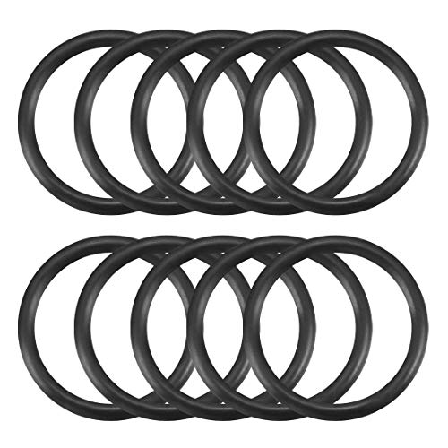 uxcell Nitrile Rubber O-Rings 15mm OD 12mm ID 1.5mm Width, Metric Sealing Gasket, Pack of 10