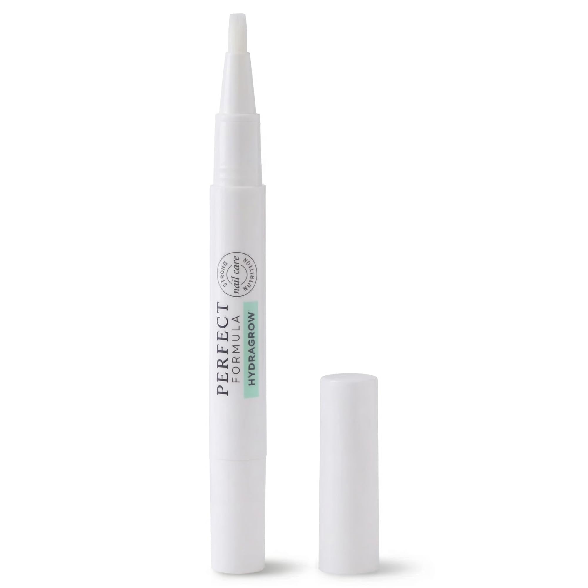 Perfect Formula HydraGrow Cuticle Hydration Nail Growth Oil Pen With Vitamin E Jojoba Oil and Aloe Vera for Strong & Healthy Looking Nails - Travel Friendly Manicure Brush - 3 ml
