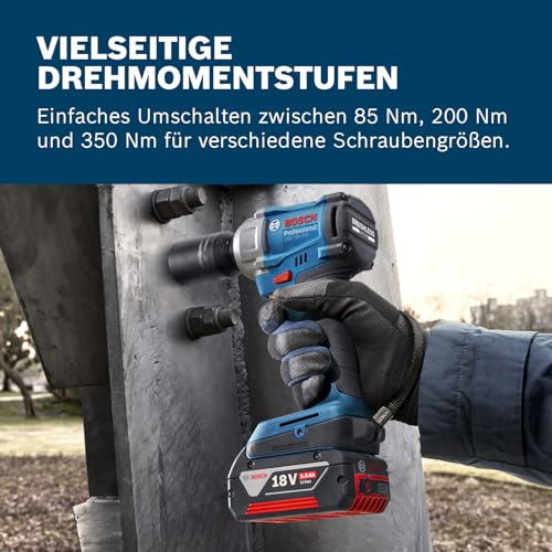 Bosch Professional 18V System Akku-Drehschlagschrauber GDS 18V-350 (inkl. L-BOXX)