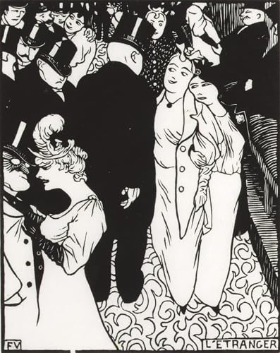 Lienzo moderno de retratos vintage por Felix Edouard Vallotton, arte de 60x90cm