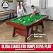 GoSports 7 ft Pool Table with Wood Finish - Billiards Game Room Table for Adults & Family - Accessories Not Included
