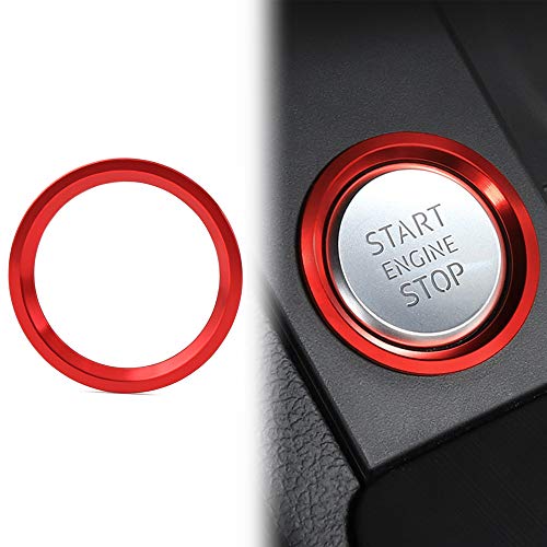 Car Engine Start Button Cover Ring Decoration Sticker Auto Accessories Fit for Audi A4 A5 A6 A7 Q3 Q5 Q7