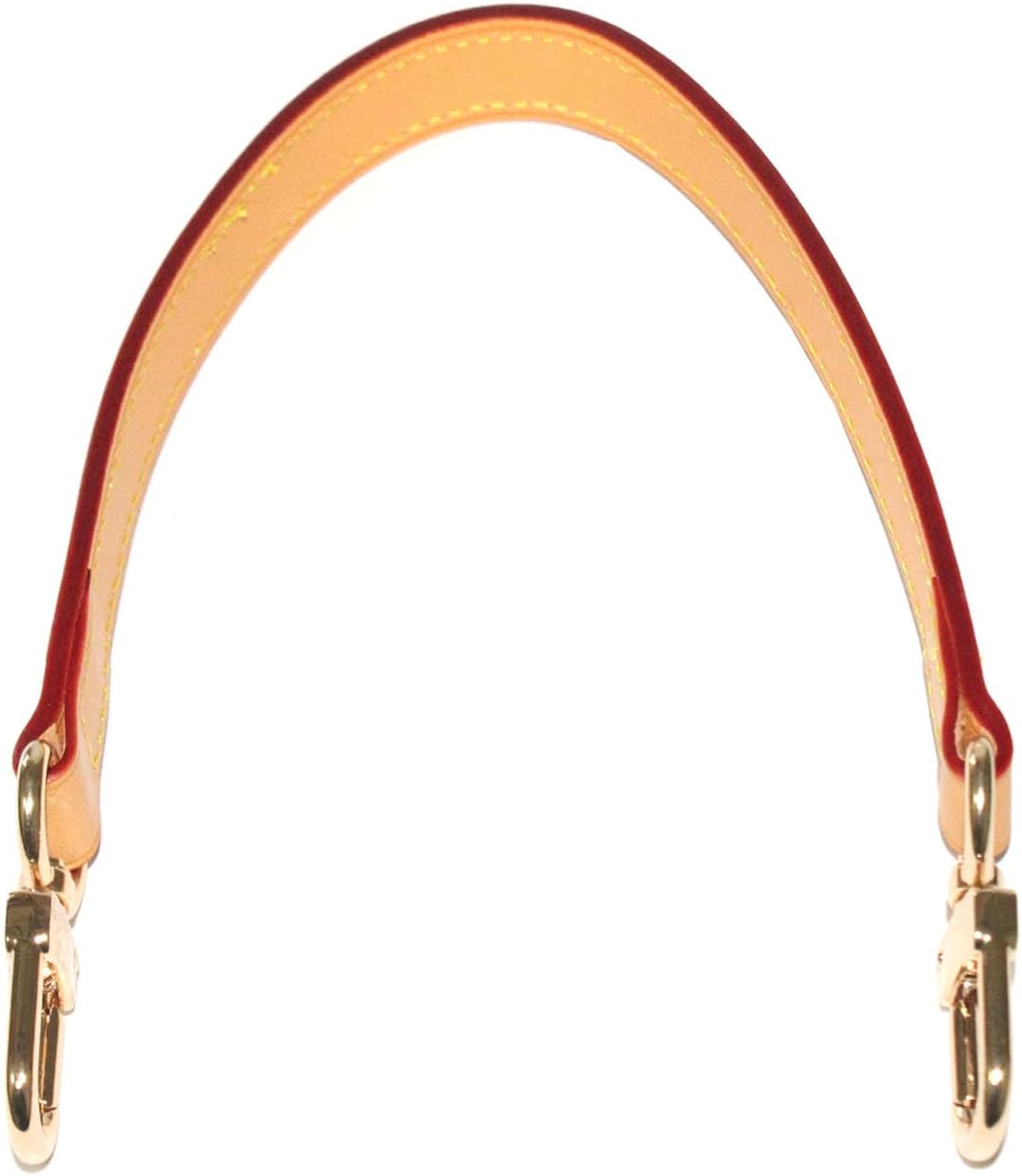 Vachetta Leather Handbag Strap, Suitable for Changing Shoulder Straps on L V Handbags and Bucket Bags(Ambe-W:0.7in,L：14.9in) image 4