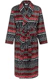 Alexander Del Rossa Mens Robe Plush, Mens Bath Robes for Men, Mens Robe Plush, Men's Bathrobes, Warm Fleece Robe Men Savannah Tribal Fusion XL (A0114AKAXL)