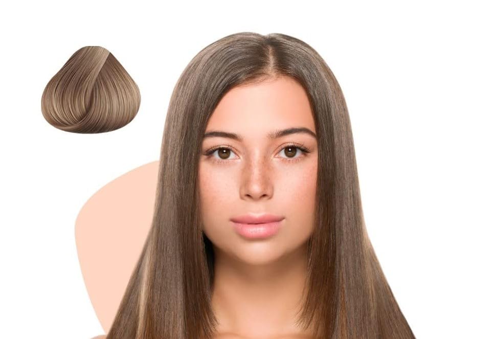 Voglia Productos para el cabello Tinte de color Gama Chocolate, Cenizos, Rojos (Cenizo Intenso 8.10 Rubio Claro Cenizo, 3 fl oz)