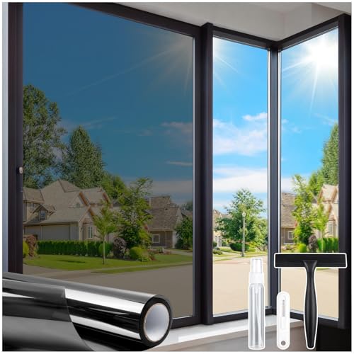 Homein Privacy Window Film with Tool 17.5x78.7