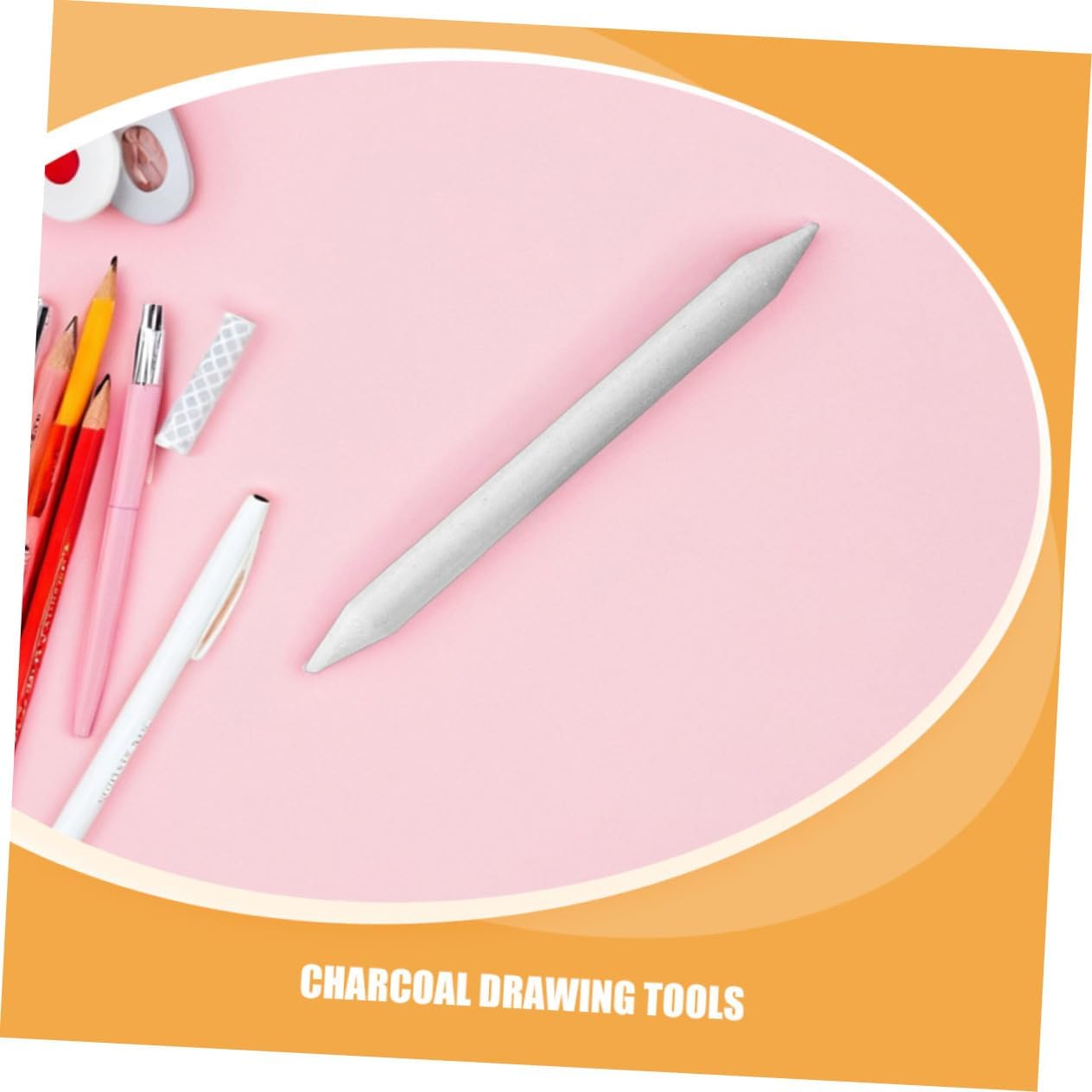 jojofuny 3pcs Drawing Tools Sketch Paper Eraser Drawing Pens Graphite Sticks Blending Sticks Sketch Kit Art Supplies for Artists Students Beginners