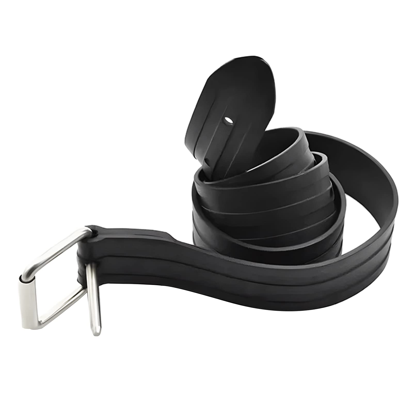 Cinturón de peso resistente ajustable para esnórquel, cintura de goma con hebilla de acero inoxidable, hebilla de goma para buceo para hombres y mujeres