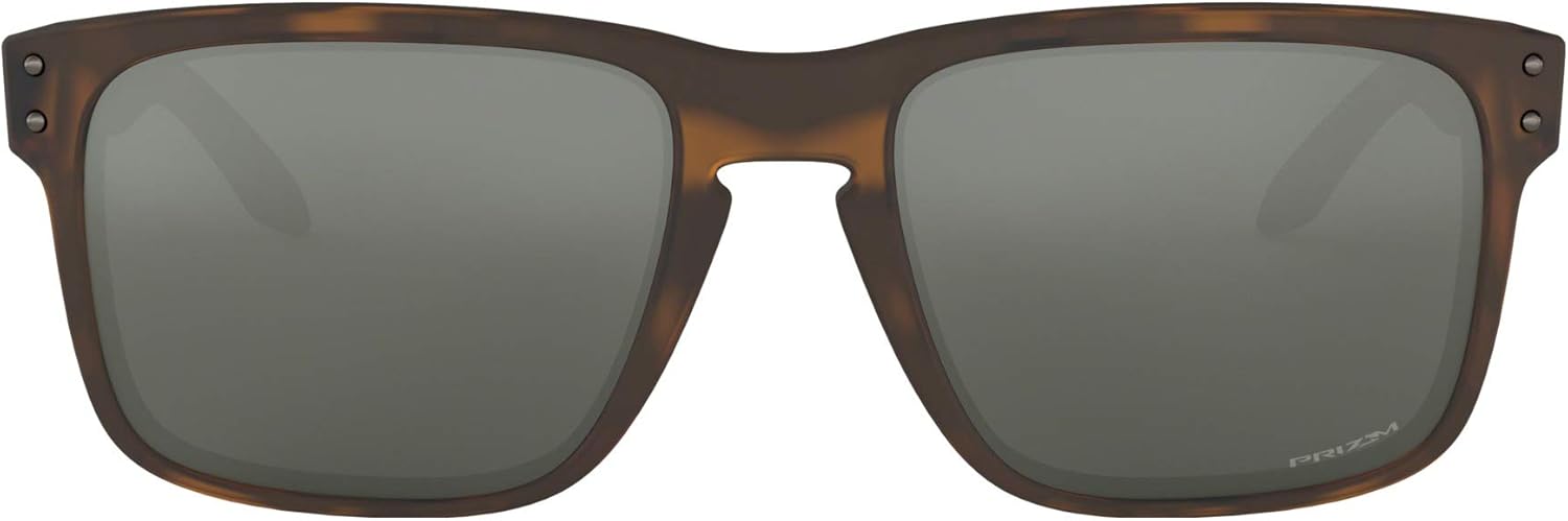 Oakley Holbrook Sunglasses Matte Tortoise with Prizm Black Iridium Lens 57mm 9102-F455