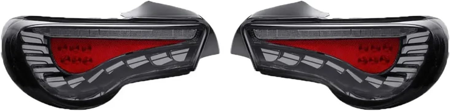 A Pair LED Tail Light Assembly Compatible For Toyota 86 GT/Subaru BRZ 2012-2020 Lights With Rear Taillights(White taillight)