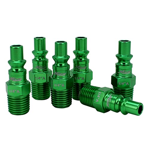 Evite fugas con el kit de acoplador ColorFit estilo A verde de 14 piezas 8