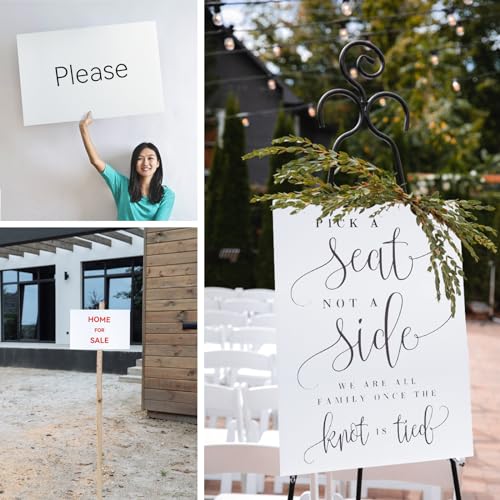 YDisplay 3Pack Poster Blank Board 24×36’’ Corrugated Plastic Board 3/16 Inches Thick for School Projects,Craft,Art & Display,White - Image 2