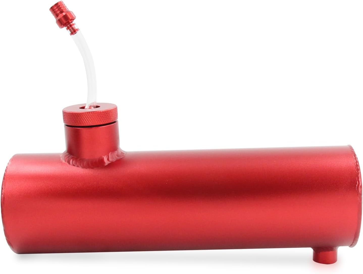 Aluminum Gas Tank Gas Bike Go Kart Parts Cylinder 10" For Coleman Powersports For Predator 212cc 196cc/6.5HP CT200U BT200X CT200u-ex Black/Red (Red)