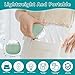 Portable Nail Clipper with Light, 2 Speeds and File, Cordless Curved Design, One-Key Operation (Green)