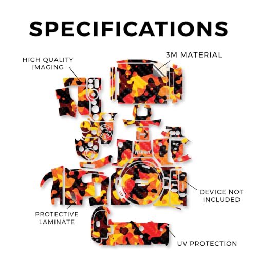 Image of Carbon Fiber Camera Skin Compatible with Nikon Z5 II (2025) - Warm Modern Camo - Premium 3M Vinyl Protective Wrap Decal Cover - Easy to Apply | Crafted in the USA by MightySkins