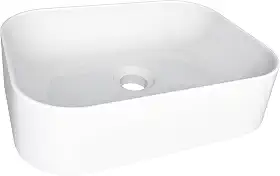 Cuba para Banheiro Luna Branca em Mármore Sintético - Cozimax
