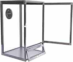 爬虫類ケージ 60×40×40 メッシュ アクリル扉 カメレオン ケージ ペット Amazon | 新しい爬虫類 ケージ、通気性 カメレオン繁殖メッシュ