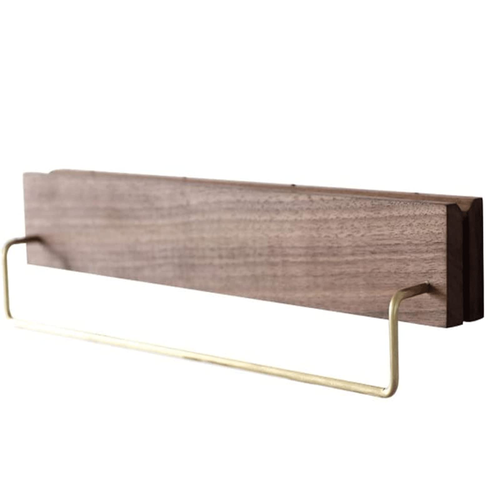 Soporte para cuchillos 2 en 1 Calidad Profesional Madera Cuchillos de Cocina Soporte para Pared Negro Nogal Colgante Bar Rack Toallero Cuchillo Soporte Durable