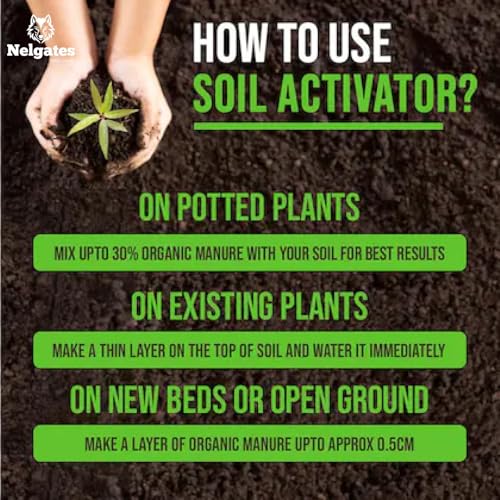 Image of Soil Activator for Plants | Organic Manure Blend for Home Gardens | Improves Soil Health and Supports Strong Plant Growth 500g