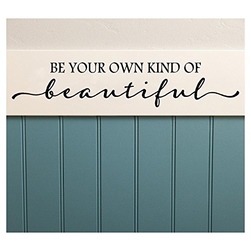 Be Your Own Kind Of Beautiful Vinyl Lettering Wall Decal Sticker (6