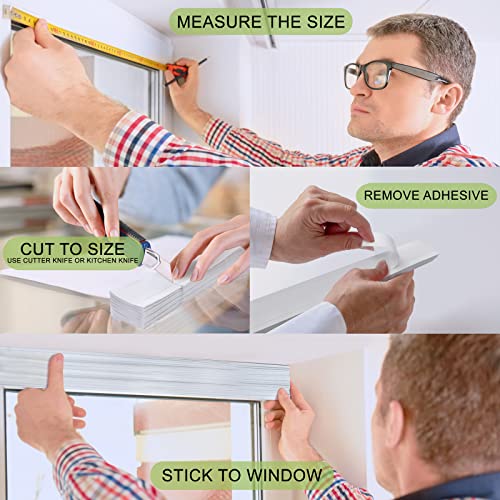 Mirrotek Pleated Window Paper Shades Light Filtering Blinds White 36" X 69" (Pack Of 6 Temporary Blinds),Mt1050 #TOP3