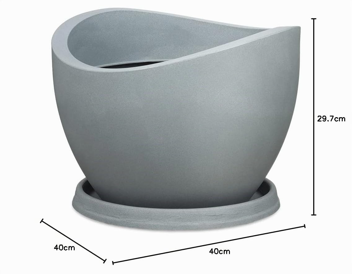 scheurich Jardinière, Gris Pierre, 40