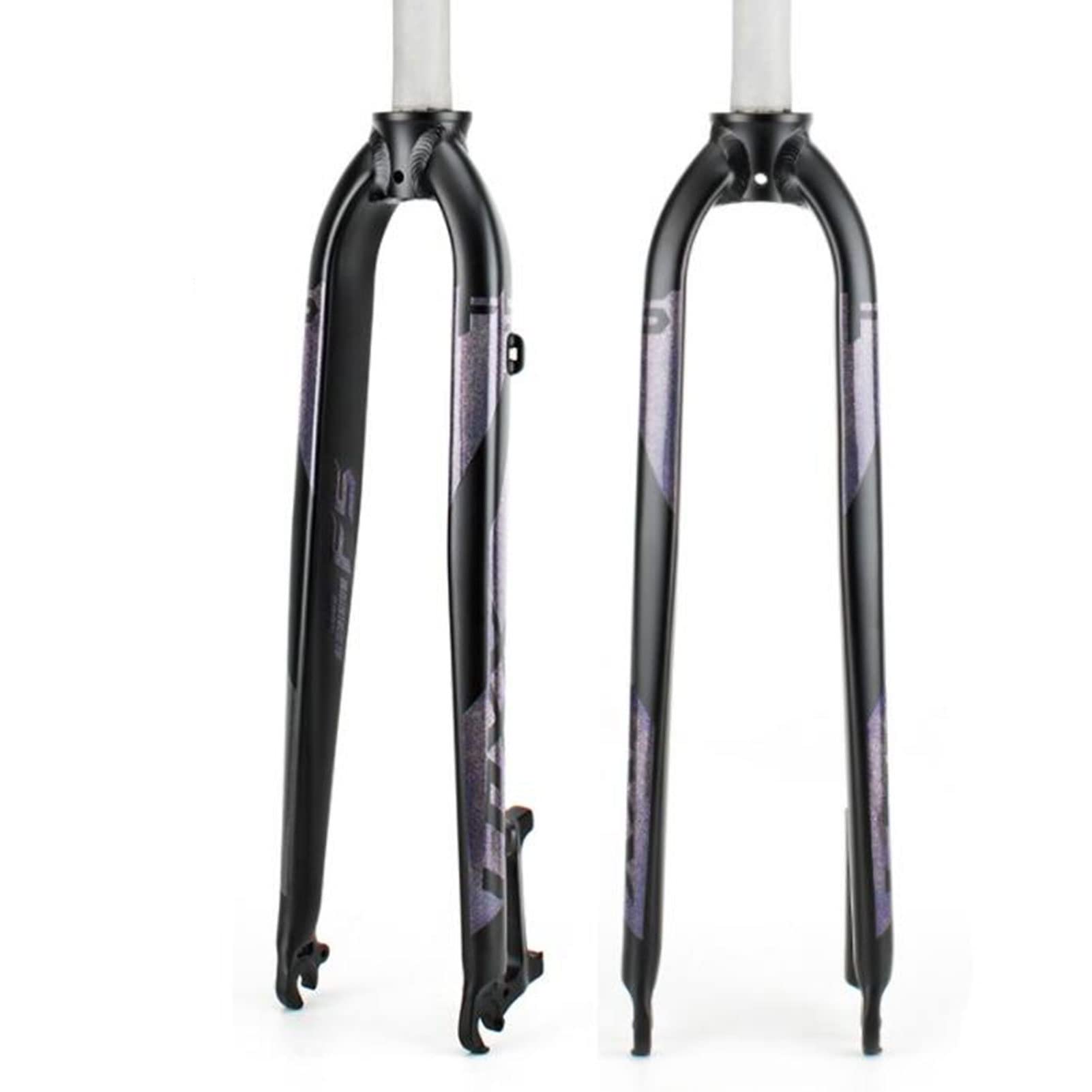 HOMSXPAC 700c Road Bicycle Front Forks, Aluminum Alloy Hard Fork 26/27.5/29in Mountain Bike For Accessories