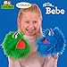 Living Puppets - Bebe The 9-Inch Blue Friendly Monster, Plush Hand Puppet for Boys and Girls