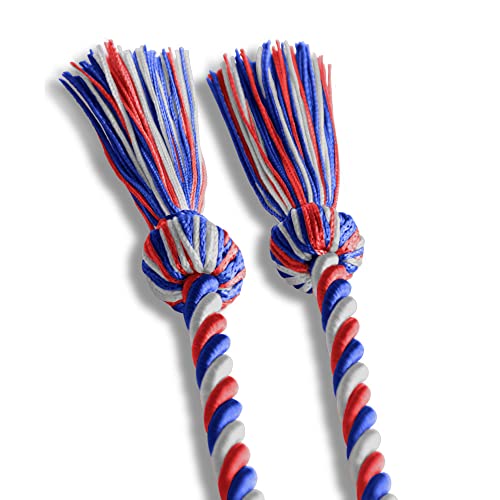 Image of Endea Graduation Single Honor Cord Three-Color (Royal Blue /Red /White)
