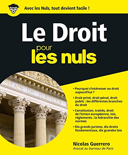 Télécharger Le Droit pour les Nuls Francais PDF