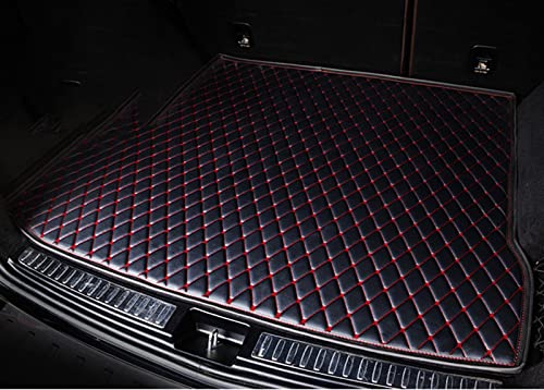 YHXUANTE Alfombrilla para Maletero Coche para BMW 3 Series E21 E30 E36 E46 E90 E91 E92 E93 F30 F31 F34 F35 G20 G21 G28 Alfombrillas Cuero PU para Coche Estera Maletero (Color : Rojo) Cover