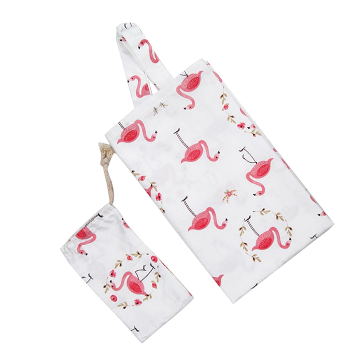 Amosfun 3stücke Stilldecke Aus Baumwolle Stillcover Für Mütter Vielseitig Einsetzbar Als Kinderwagen Und Autositzabdeckung Mit Praktischer Aufbewahrungstasche Flamingo