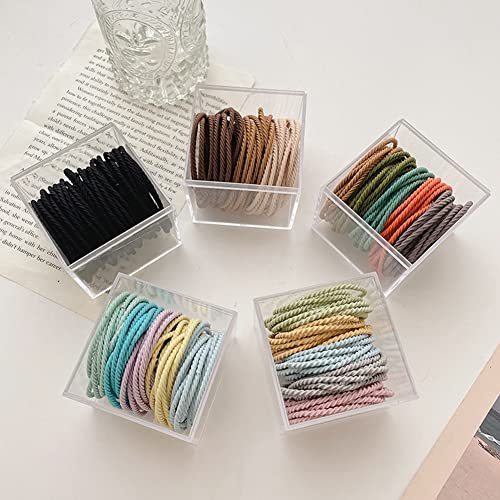 KARNIN-150Pcs-No-Damage-Hairband-Elastic-Hair-Ties-for-Women-Girls-Tiny-Ponytail-Holder-Rope-Mixed-Colors-Soft-Colorful-Rubber-Band-Hair-Accessories