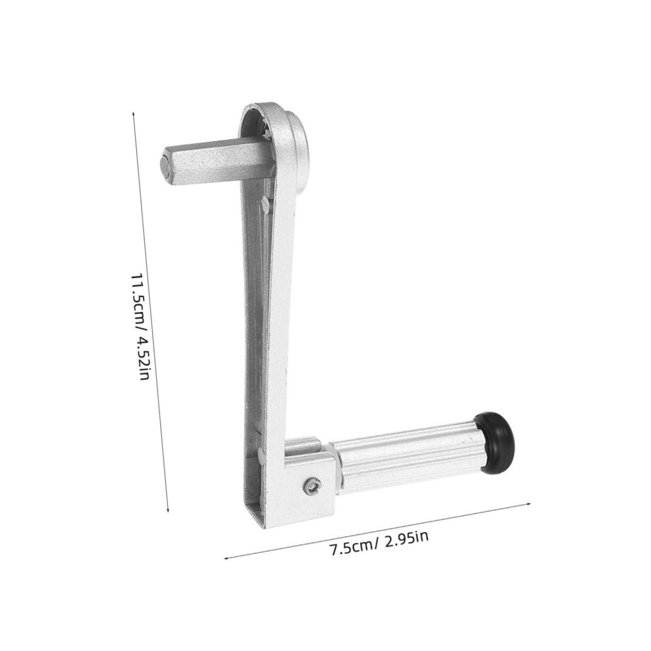 ULDIGI Clothes Rack Hanger Handle Hand Crank Patio Umbrella Crank Handle 2pcs Metal Construction Easy to Use Random