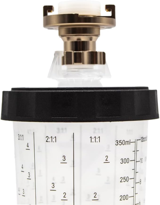 LAUCO 2.0 Converter to 1.0 Adapter for Disposable Paint Spray Gun Cup System - Compatible with Original 1.0 System - Adapter2.0-71883