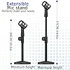 Getaria 3 in 1 Multi Function Desktop Microphone Stand Table Microphone Stand with Microphone Clip Shock Mount and A Microphone Clip Included Stand for Podcasts with Meeting Lectures (ZM-06) #2