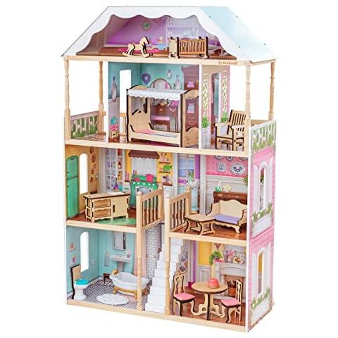 KidKraft-Charlotte Casa Madera con Muebles y Accesorios incluidos Cover