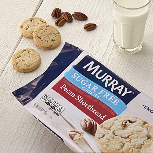 Murray Sugar Free Cookies, Pecan Shortbread, 8.8 Ounce Tray, Pack Of 12 #TOP1